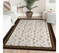 LANDERSION Nordic Simple Carpets 80x150cm Tapis Arc-en-Ciel Arc-en-Ciel Abstrait et Mignon pour Chambre de bébé Tapis d’Accent Moderne Doux et Facile à Nettoyer pour Chambre