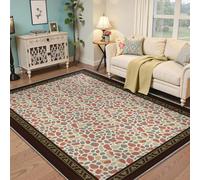 LANDERSION Tapis Abstraits colorés en Pierre pour Salon 160x200cm Tapis Fin de Style Moderne pour Cuisine Patio Jardin arrière paillasson antidérapant à Poil Bas