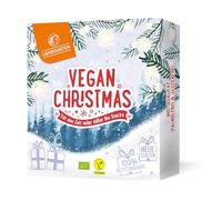 Landgarten Vegan Christmas calendrier avent 2026, 24 snacks choco bio | 24 snacks chocolatés véganes bio: noix, graines & fruits au chocolat - sans gluten & sans huile de palme en cadeau
