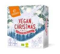 Vegan Christmas Calendrier Avent 2026 avec 24 bio chocolat snacks vegan pralines