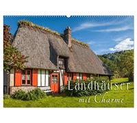 Landhäuser mit Charme (Wandkalender 2026 DIN A2 quer), CALVENDO Monatskalender: Entdecken Sie die schönsten Seiten des Landlebens mit romantischen Häusern und Gärten.