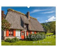 Landhäuser mit Charme (Wandkalender 2026 DIN A3 quer), CALVENDO Monatskalender: Entdecken Sie die schönsten Seiten des Landlebens mit romantischen Häusern und Gärten.