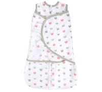 LANDICI Gigoteuse pour bébé de 0 à 3 mois, langes 100 % coton pour nouveau-né, couverture portable réglable sur 3 positions, facile à changer, pour nourrisson, garçon et fille, essentiels pour bébé