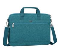 LANDICI Housse de protection à 360° pour ordinateur portable 15,6" avec bandoulière, MacBook Pro 16", HP Lenovo, Dell, ASUS, HP Lenovo, Dell, ASUS, imperméable, pour homme et femme, vert sarcelle