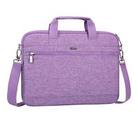 LANDICI Housse de protection à 360° pour ordinateur portable 15,6" avec bandoulière, MacBook Pro 16" HP Lenovo, Dell, ASUS, HP Lenovo, Dell, ASUS, imperméable, mallette fine pour homme et femme -