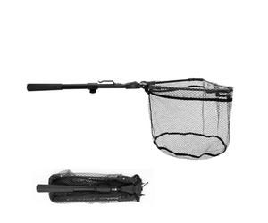 Landing Nets for Fishing | Filet de poisson-chat avec manche télescopique | Attrape-piège portable pour saumon, poisson-chat, crabe, truite, perche