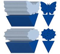 Landisun Lot de 96 pièges à mouches collants pour plantes de cuisine d'intérieur et d'extérieur, mouches blanches, moustiques, moucherons, insectes volants