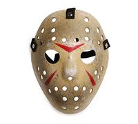 Landisun Masque de Jason Cosplay Halloween Costume Masque Soutenir Horreur Le hockey (enfants, Jaune)