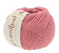 LandLust Alpaga Merino 100 327 Pelote de laine mérinos Rouge vermillon