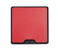 LANDMANN Planche à découper 26 cm x 26 cm x 2 cm I Planche à découper avec tapis en silicone I Planche avec tapis anti-gouttes I stable, imperméable et antidérapante