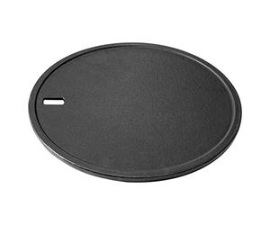 LANDMANN Plaque de cuisson Modulus - En fonte émaillée - Compatible avec le système de grille de cuisson Modulus - Utilisable des deux côtés - Idéale pour rôtir et cuire de petits aliments grillés