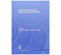 Landmark Essays On Rhetorical Genre Studies