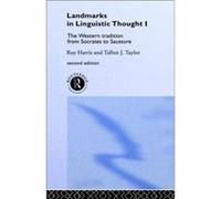 Landmarks In Linguistic Thought Volume I by Professor Roy Harris Roy Harris, Talbot J. Taylor (Auteur)