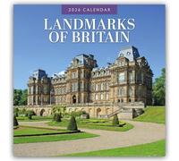 Landmarks of Britain 2026 Square Wall Calendar