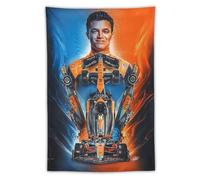 Lando Norris Poster imprimé pilote de Formule 1 F1 Décoration murale Cadeau Chambre Salon 101,6 x 152,4 cm