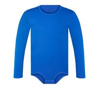 Landofgenie Adulto Pijamas de una Pieza Algodón Onesie Mono Basic Round Neck de Manga Larga Para Hombre Bleu 2XL