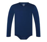 Landofgenie Adulto Pijamas de una Pieza Algodón Onesie Mono Basic Round Neck de Manga Larga Para Hombre Bleu foncé XS