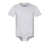 Landofgenie Body à manches courtes pour homme - Combinaison pyjama une pièce - Combinaison basique à l'entrejambe, gris clair, 4XL