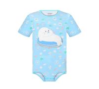 Landofgenie Body pour Homme Pyjama Une pièce en Coton Pyjama Homme Combinaison-Sea Lion L