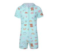 Landofgenie Combinaison Homme Coton Imprimé Capuche Masque somme intégré
