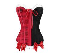 Landofgenie femmes full Breast corset Slim half Breast corset femmes abdominale tops ombilicaux Bow tights Sweet lover XL