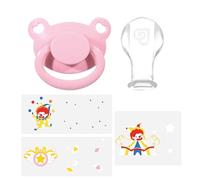 Landofgenie Sucette Pour Adultes Avec Kit D'Autocollants DIY, Sucette En Forme D'Ours