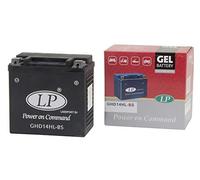 LANDPORT Batterie 12 V 14 Ah (GHD14HL-BS) [sans entretien et scellée] compatible avec Harley Davidson