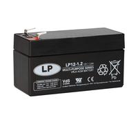 Landport Batterie au plomb 12V 1,2Ah AGM Batterie NSA LP12-1,2 T1 VdS