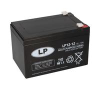 Landport Batterie au plomb 12V 12Ah AGM Batterie NSA LP12-12 T2 VdS