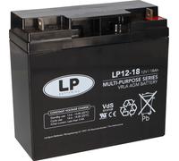 Landport Batterie au plomb 12V 18Ah AGM Batterie NSA LP12-18 T3 VdS