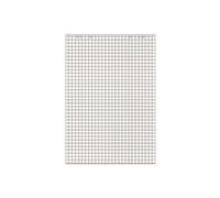 landr landré bloc paperboard, 20 feuilles, à carreaux noir