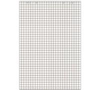 landr landré bloc paperboard, 20 feuilles, à carreaux noir G