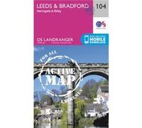 Landranger Active (104) Leeds & Bradford, Harrogate & Ilkley (Os Landranger Active Map) (Map) Ordnance Survey, (Auteur)