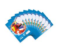 LANDRÉ 100050481 Carnet vocabulaire Format A5, 40 feuilles, linéature 54, de 3 spaltig 80 g/m², papier sans bois Lot de 10 Cahier de vocabulaire - Format A4 - 40 feuilles divisées en 3 colonnes - Linéature 54 0