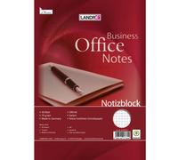 LANDRÉ Bloc-notes à spirales DIN A4 40 feuilles quadrillées
