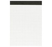 LANDRÉ Bloc-notes sans couverture DIN A6 50 feuilles quadrillées