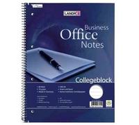 Landré - cahier à spirale work a4 80 feuilles 70g ligné perforé 4 trous 100050246 G