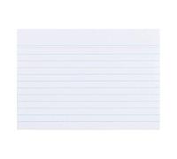 landré cartoncini a righe | Bianco sigillata con apertura a strappo A6 (148 x 105 mm), 100 Pezzi