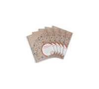 Landré-collegeblock-cahier 100050114 recyclé, blocs de 80 feuilles format a5 à carreaux et margées 70 g/m² lot de 5