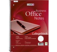 LANDRE Collegeblock Office A5 Abriss 80 Blatt 70 g/qm