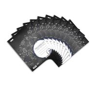 Landré Lot de 10 cahiers A4 lignés avec marge blanche 80 feuilles perforées