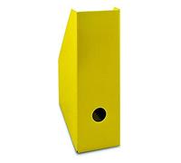 Landré Lot de 40 porte-revues en carton solide Jaune Largeur 10,5 cm Format A4