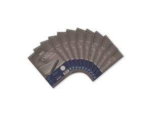 Landré Stenoblock Lot de 10 blocs de papier recyclé ligné Rouge Format A5 40 feuilles