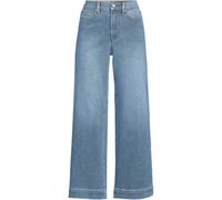 Lands' End Lands' End Blue High Rise Stripe Jeans