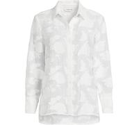 Lands' End Lands' End White Button through Long Sleeve Blouse White X-Large