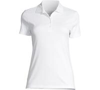 Lands' End Lands' End White Short Sleeve Supima Polo Shirt White X-Large (EU 48-50)