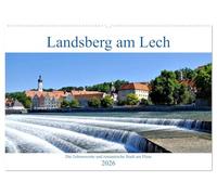 Landsberg am Lech - Die liebenswerte und romantische Stadt am Fluss (Wandkalender 2026 DIN A2 quer), CALVENDO Monatskalender: Sehenswerte Stadt an der Romantischen Straße