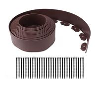 Landscape Edging Kit | No - Tall Wall Garden Border with 30 Stakes | PE Material for Lawn/Flower Bed/Yard | Weather - Tolerant & Easy Installation (10cm*5cm*10m)
