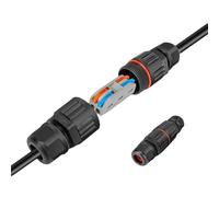 Landscape Light Connectors - IP68 Waterproof Electrical Connector, Wire Box Outdoor, Junction Long Lasting | Underground Cables for Street Pathway Lights Performance Compatibility