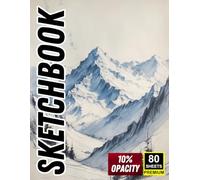 Landscape Mastery Sketchbook - Trace & Learn Natural Scenery | 80 Premium Sheets with 10% Opacity: Mountains, Trees, Rivers & More | Drawing Practice ... Artists | Oversized 8.7" x 11.25" Workbook